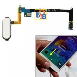 Home Button Flex Cable with Fingerprint Identification Function for Samsung Galaxy Note 4 / N910 (White)