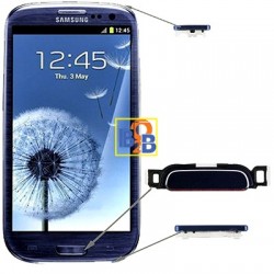 High Quality Home Key with Power key with Volume key for Samsung Galaxy SIII / i9300  (Dark Blue)