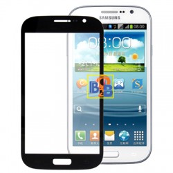 High Quality Front Screen Outer Glass Lens for Samsung Galaxy Grand Duos / i9082 / i9080  (Black)