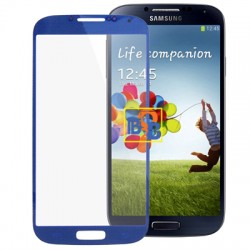 High Qualiay Front Screen Outer Glass Lens for Samsung Galaxy S IV / i9500 (Blue)