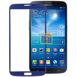 High Quality Front Screen Outer Glass Lens for Samsung Galaxy Mega 6.3 / i9200 (Navy Blue)