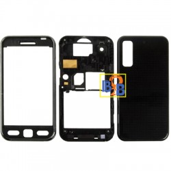 Full Set of High Quality for Samsung S5230, with logo (Black)