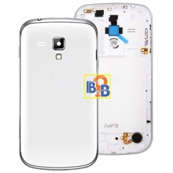 High Quality Full Housing Replacement Chassis with Back Cover for Samsung Galaxy Trend Duos / S7562 (White)