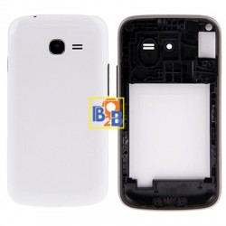 Full Housing Faceplate Cover Replacement for Samsung Galaxy Star Pro / S7262 (White)