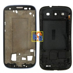 Full Housing Faceplate Cover Replacement for Samsung Galaxy SIII LTE / i9305 (Blue)