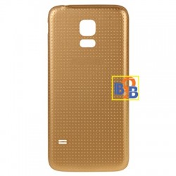 Dot Texture Back Housing Cover Replacement for Samsung Galaxy S5 Mini / G800 (Gold)
