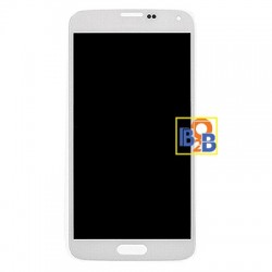 High Quality LCD Screen with Touch Screen Digitizer Assembly for Samsung Galaxy S5 / G900 (White)