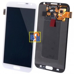 2 in 1 (High Quality LCD with Touch Pad) for Samsung Galaxy Note II / N7100 (White)