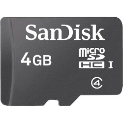 SanDisk microSDHC Memory Card 4 GB (SDSDQM-004G-B35A)