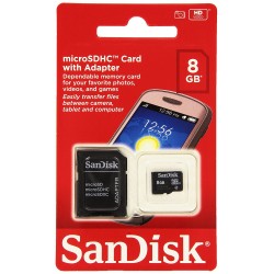 SanDisk microSDHC Memory Card 8 GB (SDSDQM-008G-B35A)