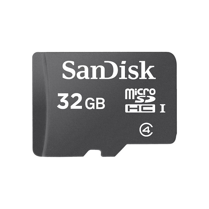 SanDisk microSDHC Memory Card 32 GB (SDSDQM-032G-B35A) with Adaptor