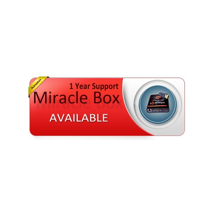 1 Year Renewal for Miracle Box with Miracle Key Dongle