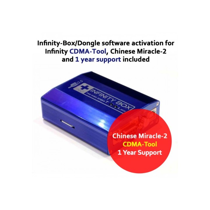 1 Year Updates/Support Renew for Infinity-Box/Dongle (Chinese Miracle-2 Included)