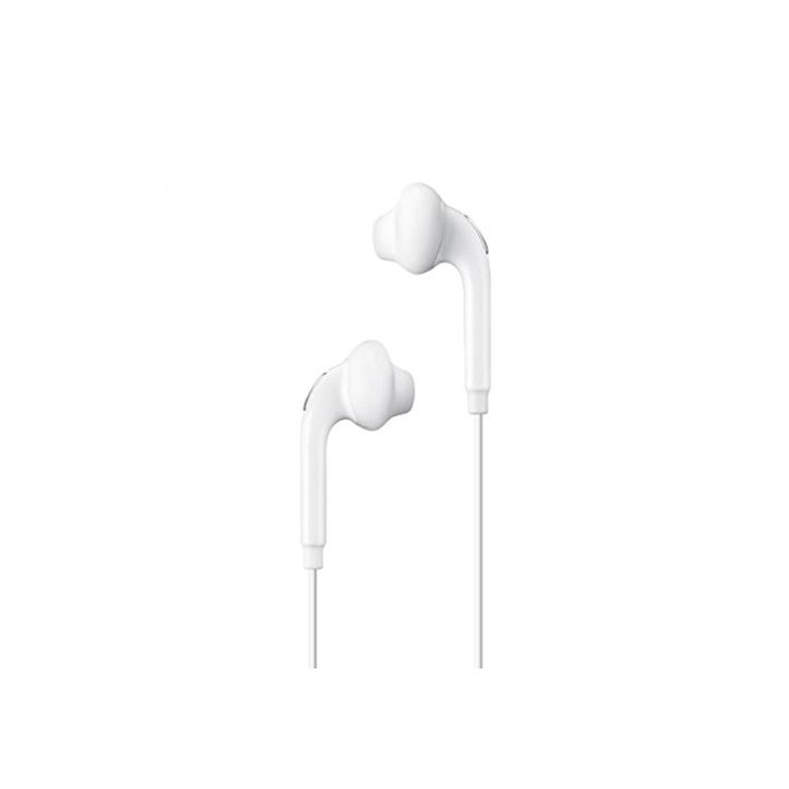 Samsung 3.5mm Earphones w Mic Dual Earbuds In-Ear Stereo Wired White for Samsung Galaxy J3, J5, J7, Note 3 4 5, Edge, S5, S6