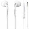 Samsung 3.5mm Earphones w Mic Dual Earbuds In-Ear Stereo Wired White for Samsung Galaxy J3, J5, J7, Note 3 4 5, Edge, S5, S6
