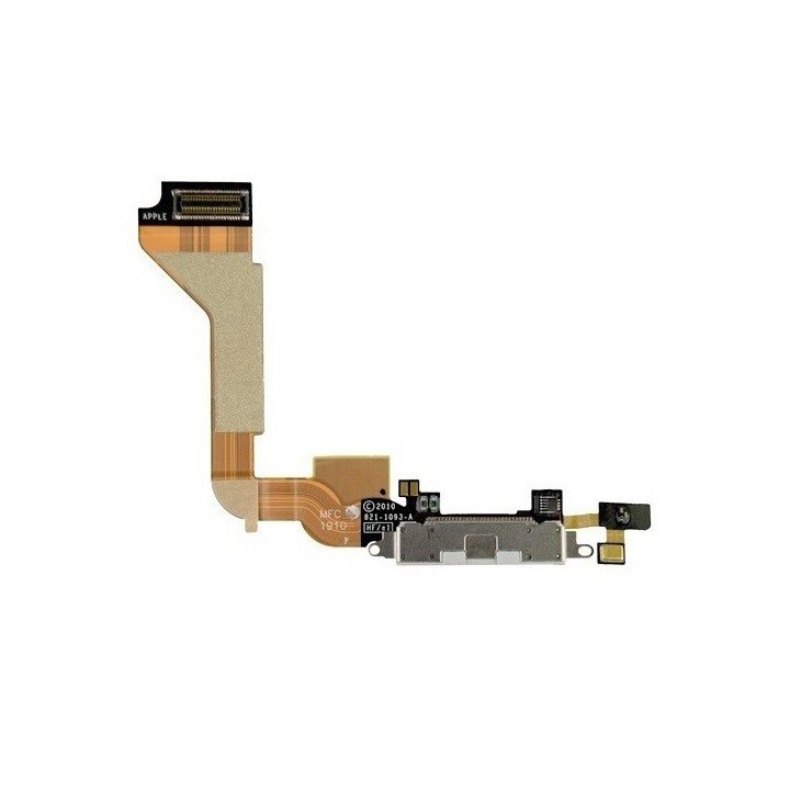 Charging Port Dock Connector Flex Cable Replacement for iPhone 4