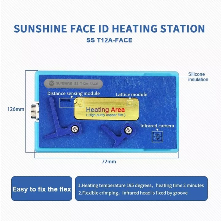 Sunshine SS-T12A-FACE Module Adaptor for ST-12A Motherboard Repair Heating Platform