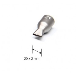 JBC-JN7638 Nozzle for JT Heater Flat - 20 x 2mm