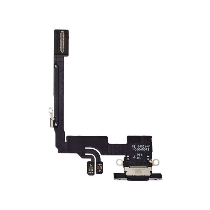 Charging Port Dock Connector Flex Cable Replacement for iPhone 16 Pro