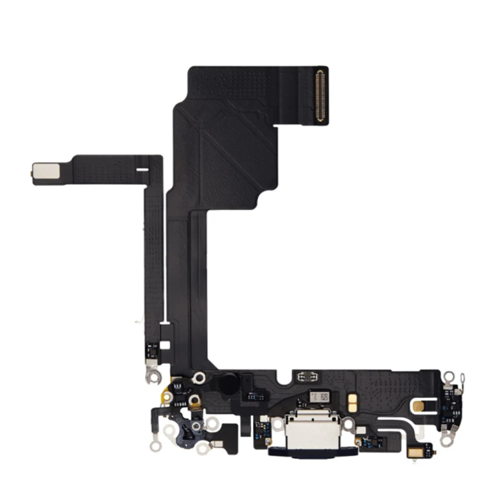 Charging Port Dock Connector Flex Cable Replacement for iPhone 15 Pro