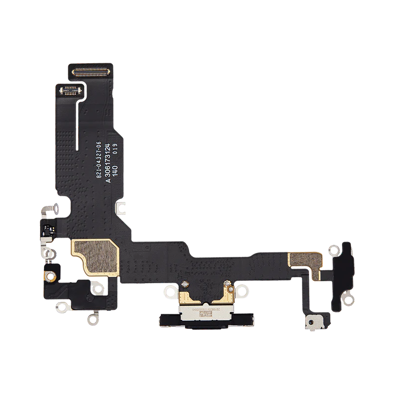 Charging Port Dock Connector Flex Cable Replacement for iPhone 15