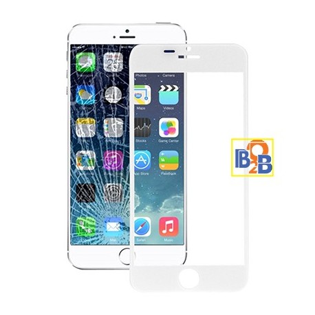 Front Screen Outer Glass Lens for iPhone 6 (White)