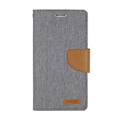 Goospery Canvas Diary Wallet Flip Cover Case by Mercury for Apple iPhone 4S