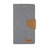 Goospery Canvas Diary Wallet Flip Cover Case by Mercury for Apple iPhone 4S