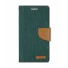 Goospery Canvas Diary Wallet Flip Cover Case by Mercury for Apple iPhone 4S