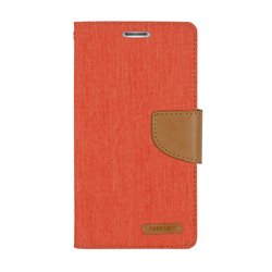 Goospery Canvas Diary Wallet Flip Cover Case by Mercury for Apple iPhone 4S