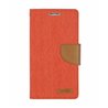 Goospery Canvas Diary Wallet Flip Cover Case by Mercury for Apple iPhone 4S