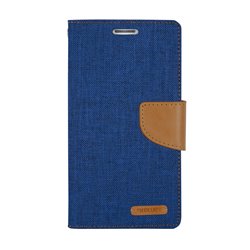 Goospery Canvas Diary Wallet Flip Cover Case by Mercury for Apple iPhone 7