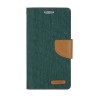 Goospery Canvas Diary Wallet Flip Cover Case by Mercury for Apple iPad 2
