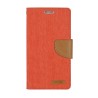 Goospery Canvas Diary Wallet Flip Cover Case by Mercury for Apple iPad 2