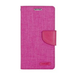Goospery Canvas Diary Wallet Flip Cover Case by Mercury for Apple iPad 2