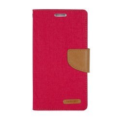 Goospery Canvas Diary Wallet Flip Cover Case by Mercury for Apple iPad 2